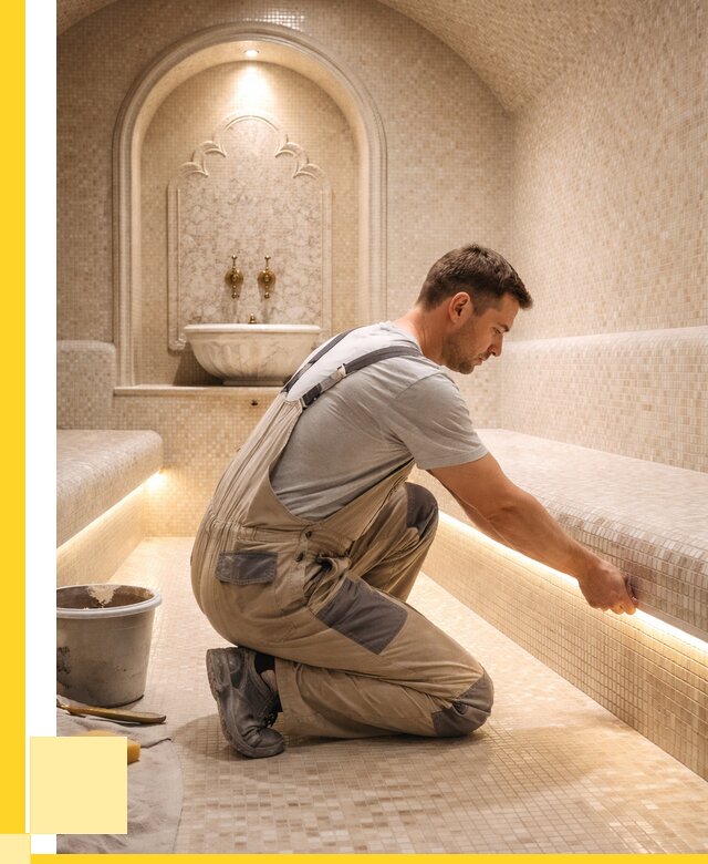 Отделка хамамов под ключ в Соли-Илецке от 5730 р. | ЭриданСои