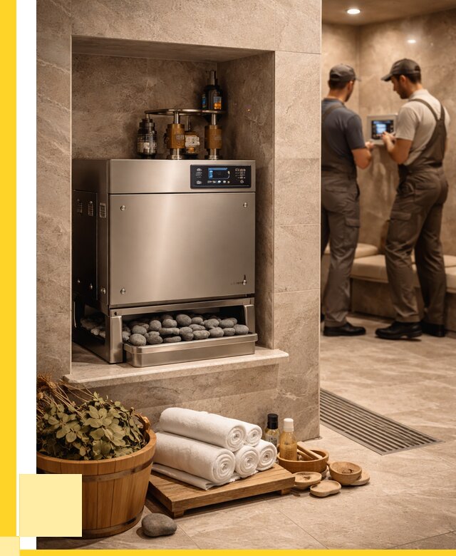 Парогенераторы для хамама в Соли-Илецке от 78135 р. | ЭриданСои