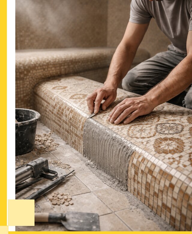 Плитка для хамама под ключ в Соли-Илецке от 3646 р. | ЭриданСои